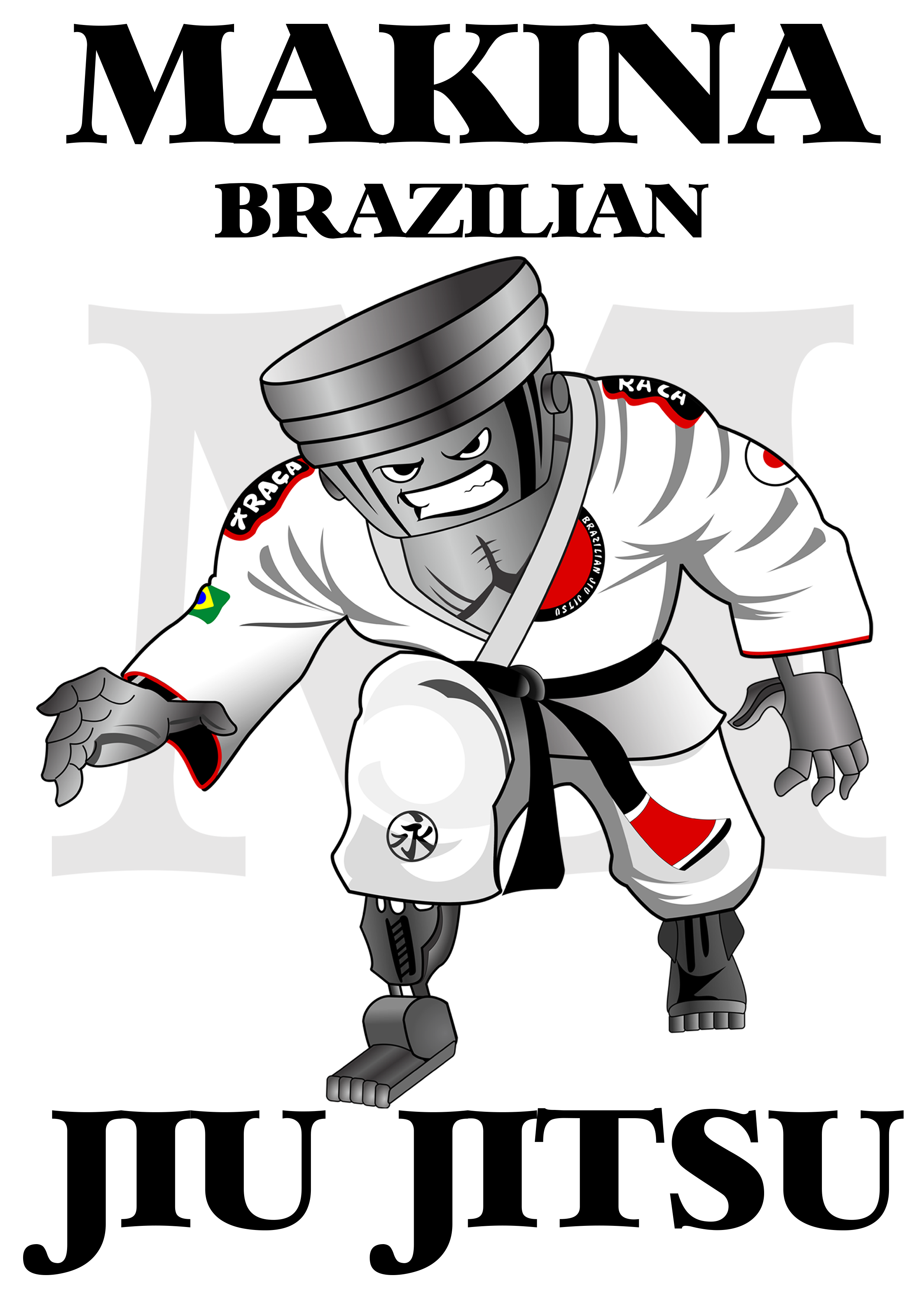 Logo MAKINA BRAZILIAN JIU JITSU