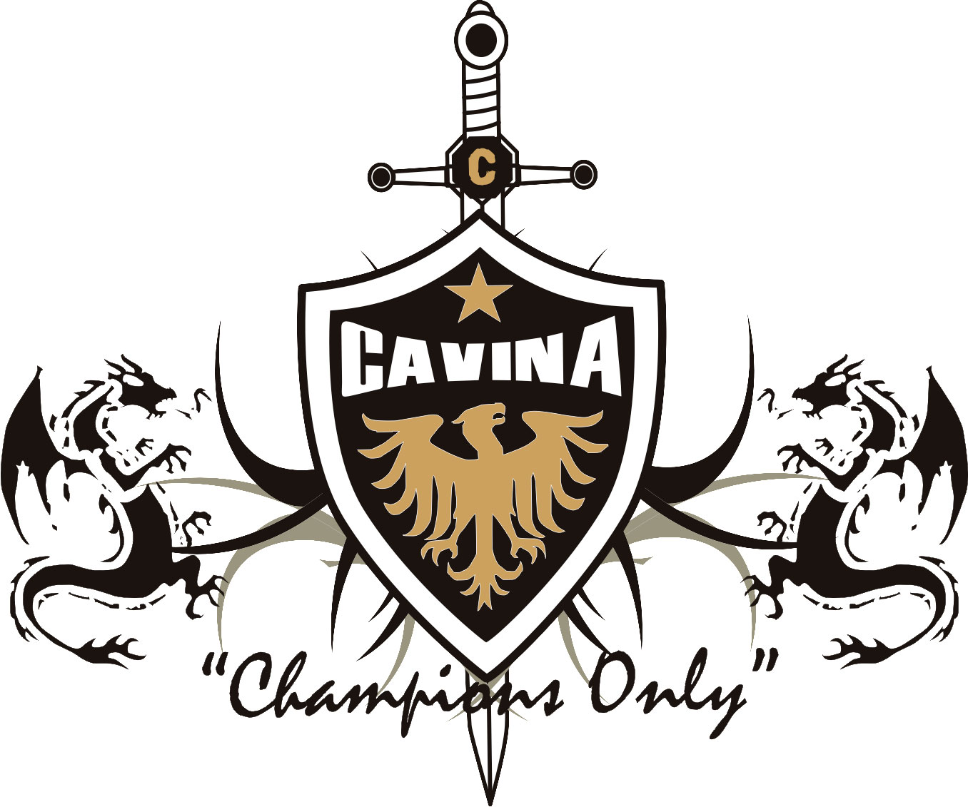 Logo ESCOLA CAVINA DE JIUJITSU BRASILEIRO